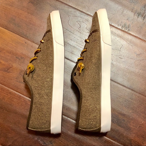 Sperry Slip-on Sneakers Seacoast Metallic Canvas - Picture 6 of 8